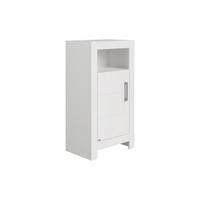 KOMMODE FIONA  in 63,1/114,7/39,3 cm  - Chromfarben/Weiß, Design, Holzwerkstoff/Metall (63,1/114,7/39,3cm) - Paidi