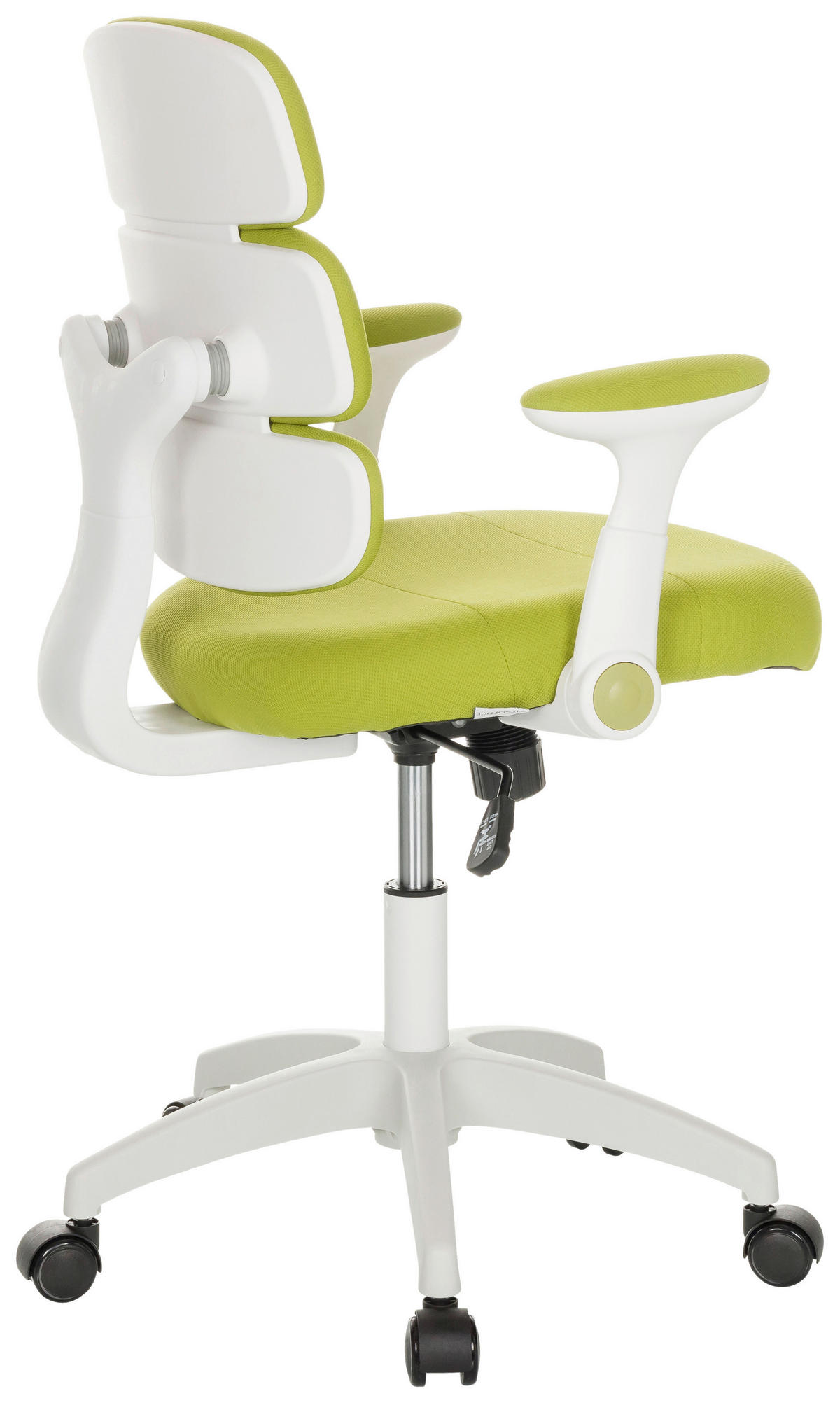 MLADINSKI VRTLJIVI STOL tekstil zelena  - bela/zelena, Basics, umetna masa/tekstil (62/86-97/62cm) - MID.YOU