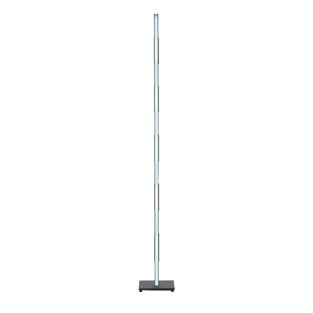LED-STEHLEUCHTE Creo 22/160/22 cm  - Schwarz/Weiß, Design, Kunststoff/Metall (22/160/22cm) - Grossmann