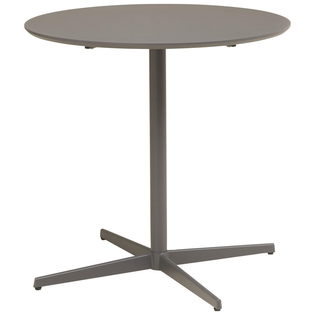 Esstisch Mahir Mdf Grau, B: 80 cm