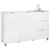SIDEBOARD  in 165/105,1/52,5 cm  - Edelstahlfarben/Champagner, Design, Glas/Holzwerkstoff (165/105,1/52,5cm) - Hom`in