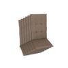 SESSELAUFLAGENSET Uni  - Taupe, Basics, Textil (48/5/108cm)