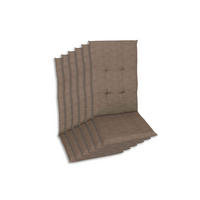 SESSELAUFLAGENSET Uni  - Taupe, Basics, Textil (48/5/118cm)