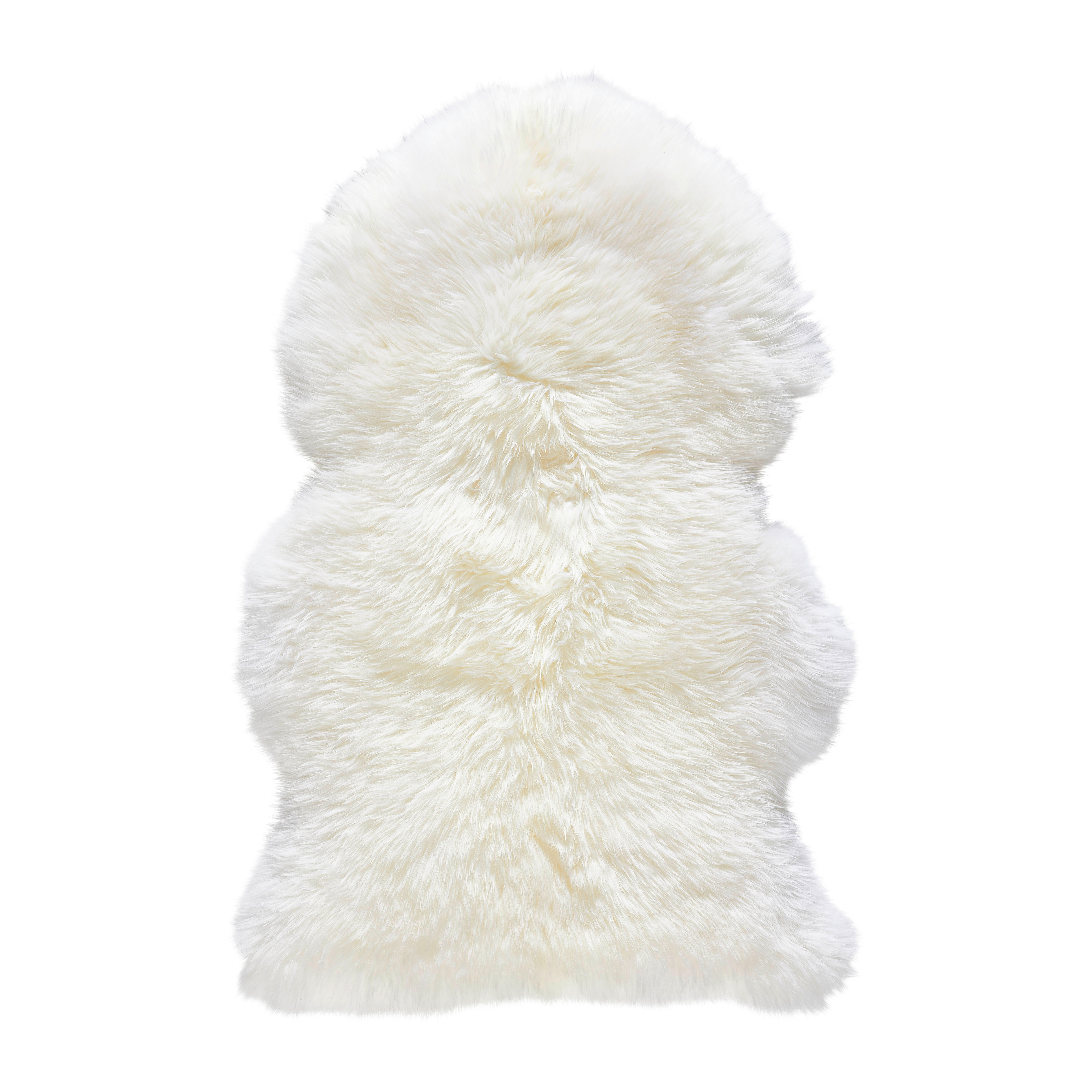 FÅRSKINN 65-70/100-105 cm Adelaide  - vit, Natur, päls (65-70/100-105cm) - Linea Natura
