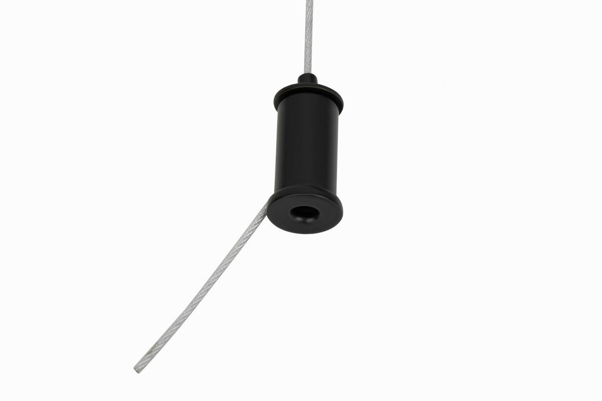 HÄNGELEUCHTE 123/12/66 cm   - Schwarz, Design, Metall (123/12/66cm) - Collet's Monde