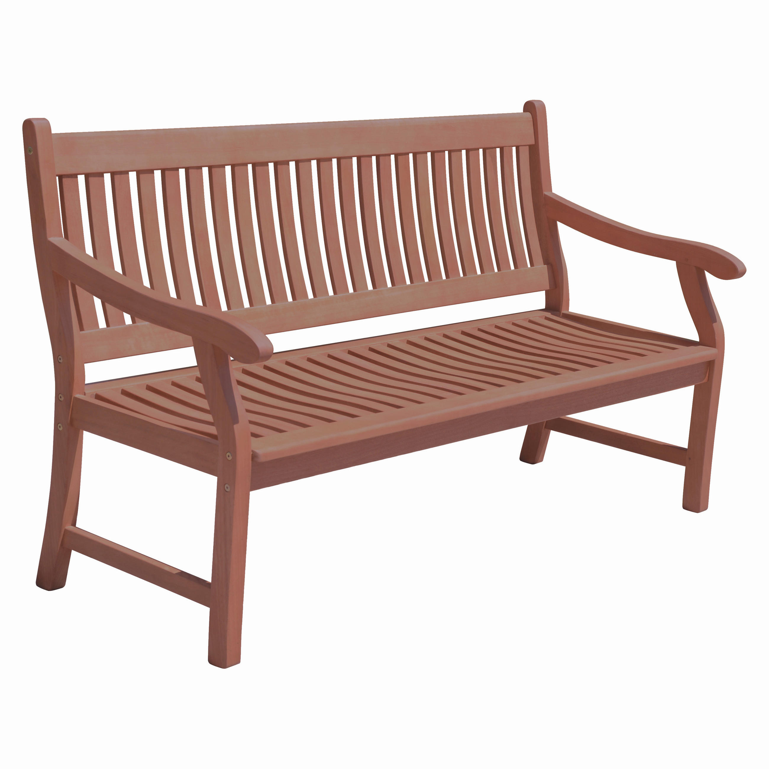 GARTENBANK Eukalyptusholz   - Eukalyptusholzfarben, Basics, Holz (158/68/90cm) - Gardenson