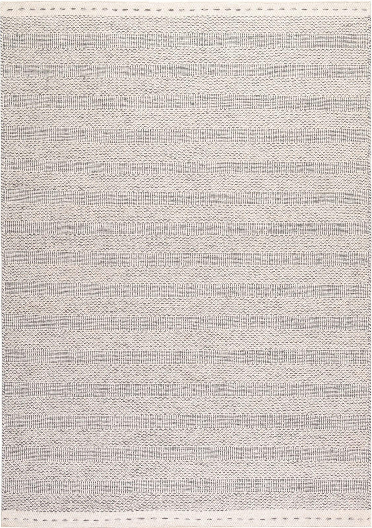 FLACHWEBETEPPICH 200/290 cm Silberfarben  - Silberfarben, Basics, Textil (200/290cm) - Kayoom