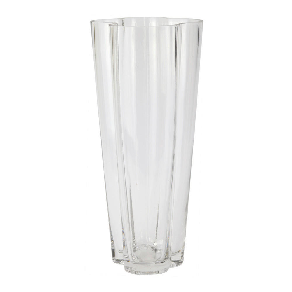 VÁZA, sklo, 35 cm - čiré, Basics, sklo (15/35/15cm)