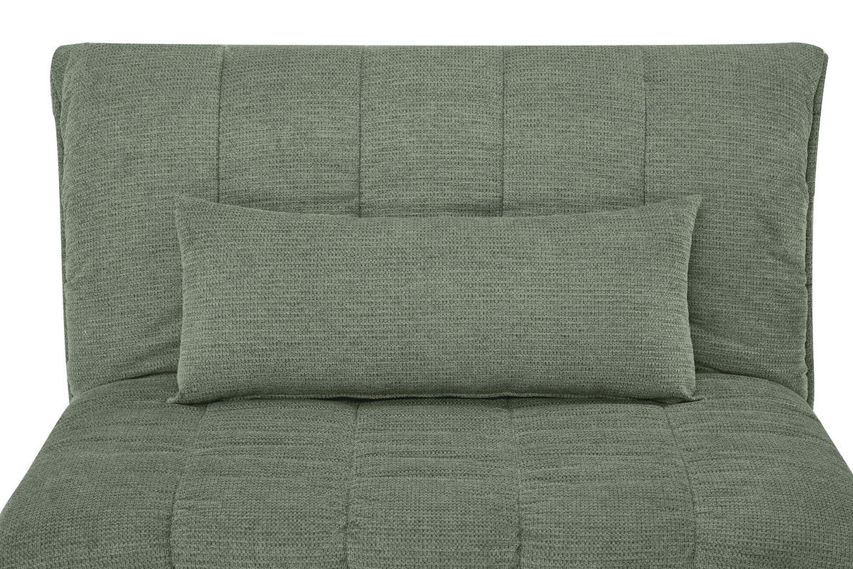 SCHLAFSESSEL  in Webstoff Grün  - Schwarz/Grün, Basics, Holz/Textil (108/82/102cm) - Stylife