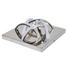 LED-DECKENLEUCHTE - Chromfarben, LIFESTYLE, Metall (33/33cm) - Novel LED-DECKENLEUCHTE - Chromfarben, LIFESTYLE, Metall (33/33cm) - Novel