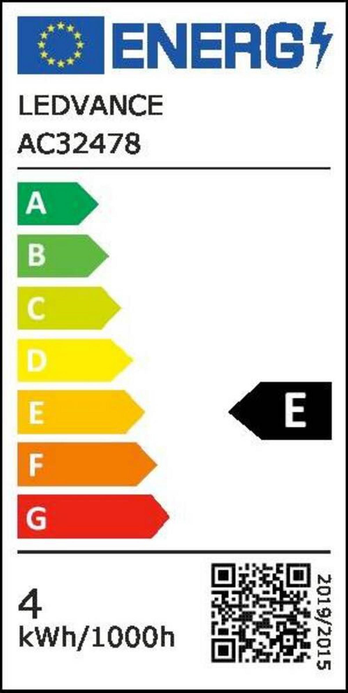 LED-LEUCHTMITTEL   E27 4 W 470 lm  - Weiß, Basics, Glas (6,4/14,3cm) - Osram