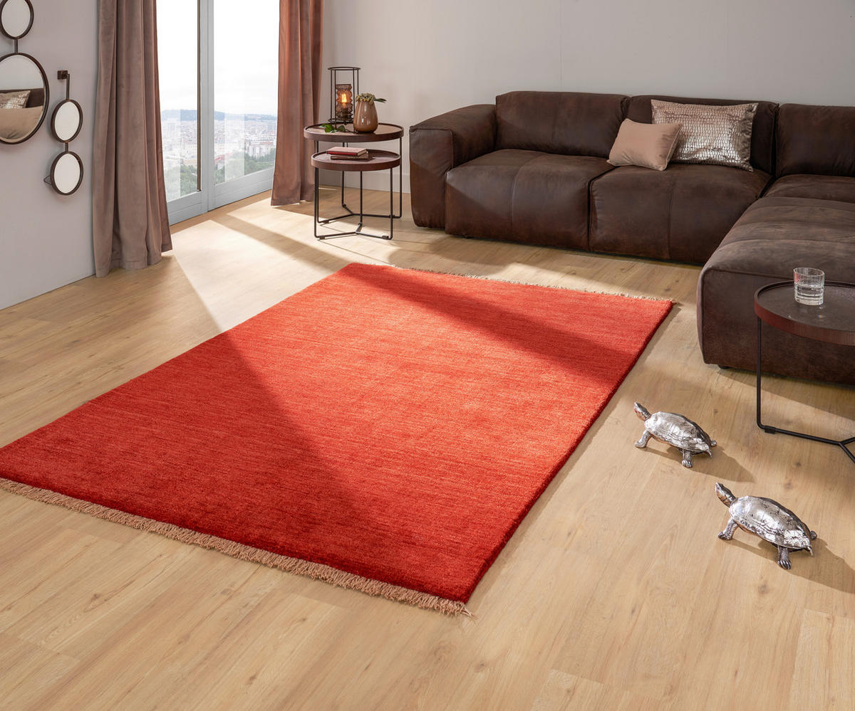 ORIENTTEPPICH 120/180 cm Gabbeh Premium Rot  - Rot, Konventionell, Textil (120/180cm) - Cazaris