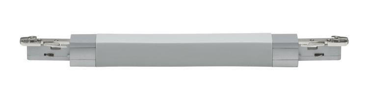 SCHIENENSYSTEM-VERBINDER URail 22,7/1,8/1,8 cm - Chromfarben, Design, Kunststoff (22,7/1,8/1,8cm) - Paulmann