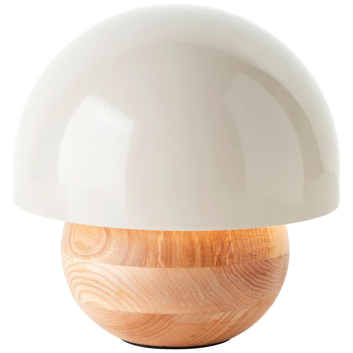 TISCHLEUCHTE 20/20,2 cm   - Hellbraun/Grau, Basics, Holz/Metall (20/20,2cm)