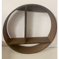 STENSKI REGAL rjava  - rjava, Basics, leseni material (37cm)