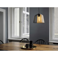 HÄNGELEUCHTE 26/126,5 cm   - Basics, Holz/Metall (26/126,5cm) - Osram