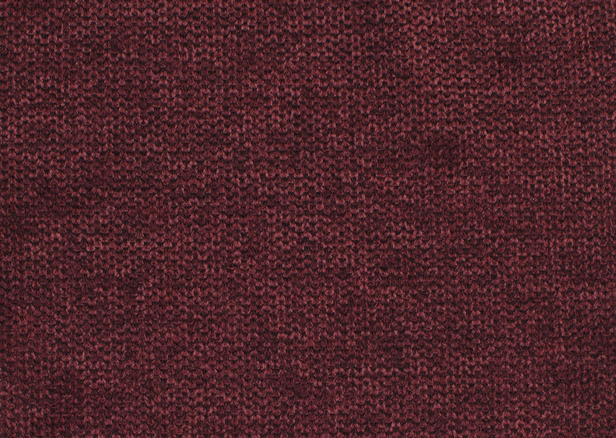 ECKSOFA in Mikrofaser Dunkelrot  - Chromfarben/Hellgrau, Design, Kunststoff/Textil (320/226cm) - Carryhome
