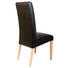 STUHL Lederlook Buche massiv Braun, Buchefarben - Buchefarben/Braun, KONVENTIONELL, Holz/Textil (47/102/59cm) - Celina Home