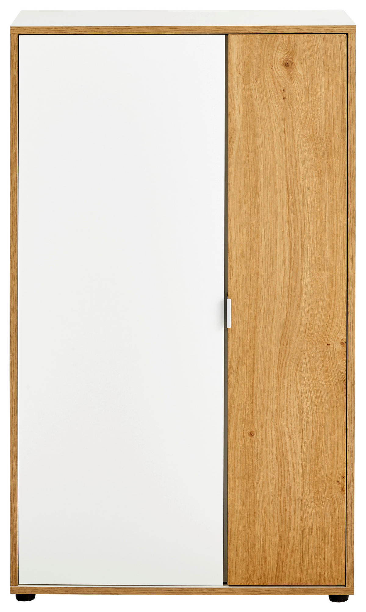 AKTENSCHRANK 67/112/35 cm  - Eichefarben/Weiß, KONVENTIONELL, Holz/Holzwerkstoff (67/112/35cm) - Livetastic