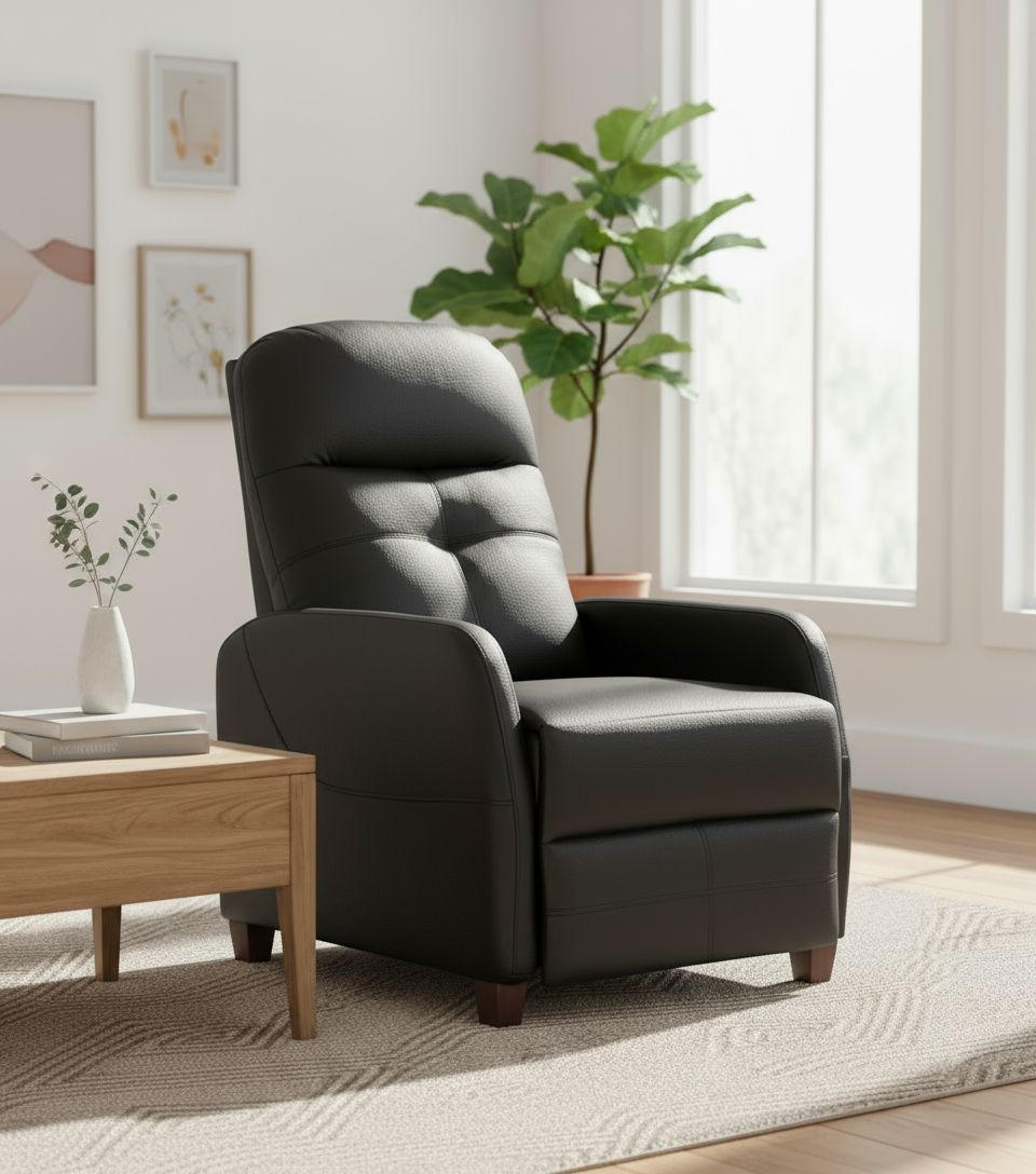 FOTOLIU PENTRU TELEVIZOR in textil negru  - negru, Konventionell, metal/textil (74/104/91cm) - MID.YOU