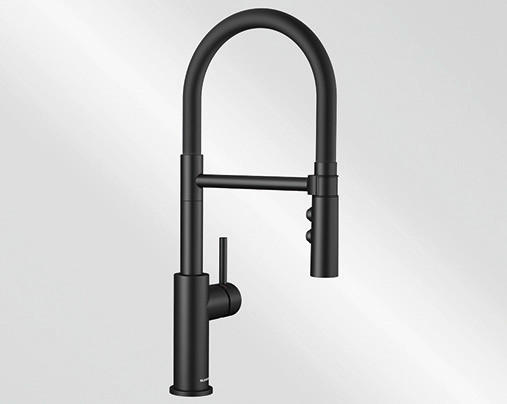Küchenarmatur Catris-s Flexo Schwarz Schwenkbar