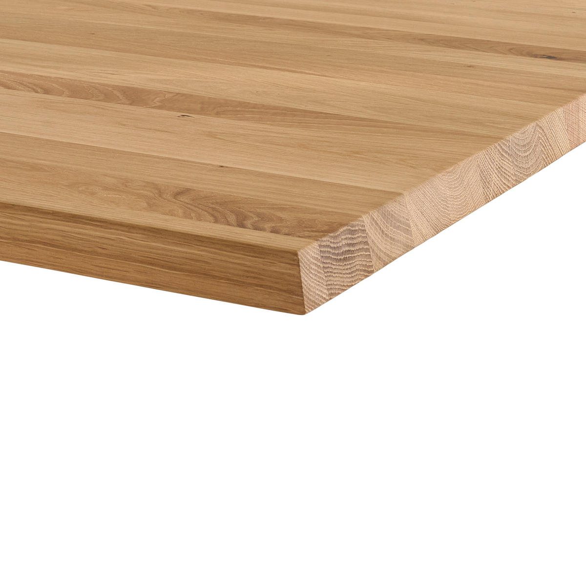 ESSTISCH Holz, Metall 220/95/76 cm  - Eiche Bianco/Schwarz, Design, Holz/Metall (220/95/76cm) - Dieter Knoll