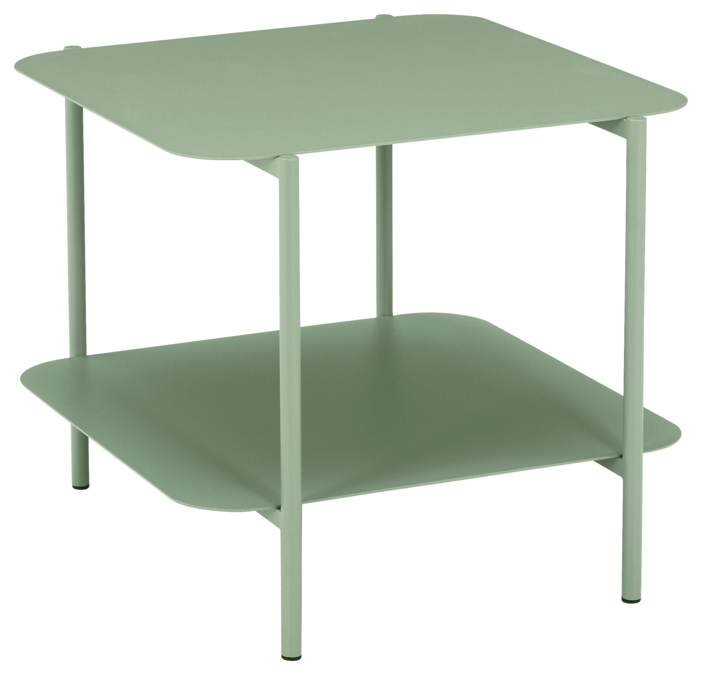 BEISTELLTISCH 48,4/45/40 cm Grün quadratisch  - Grün, Design, Metall (48,4/45/40cm) - Carryhome