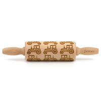 MOTIV-TEIGROLLE - Naturfarben, Basics, Holz (23/4,5/4,5cm) - Folkroll