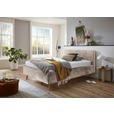 POLSTERBETT inkl. Bettkasten 140/200 cm  in Beige  - Eichefarben/Beige, Design, Holz/Textil (140/200cm) - Xora