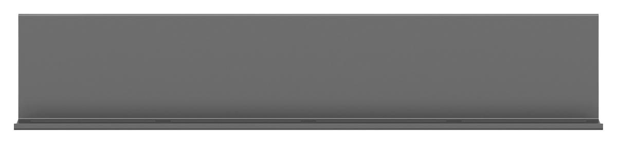 POLIČNI ELEMENT crna  - crna, Osnovno, metal (225/12/20cm) - Visiona