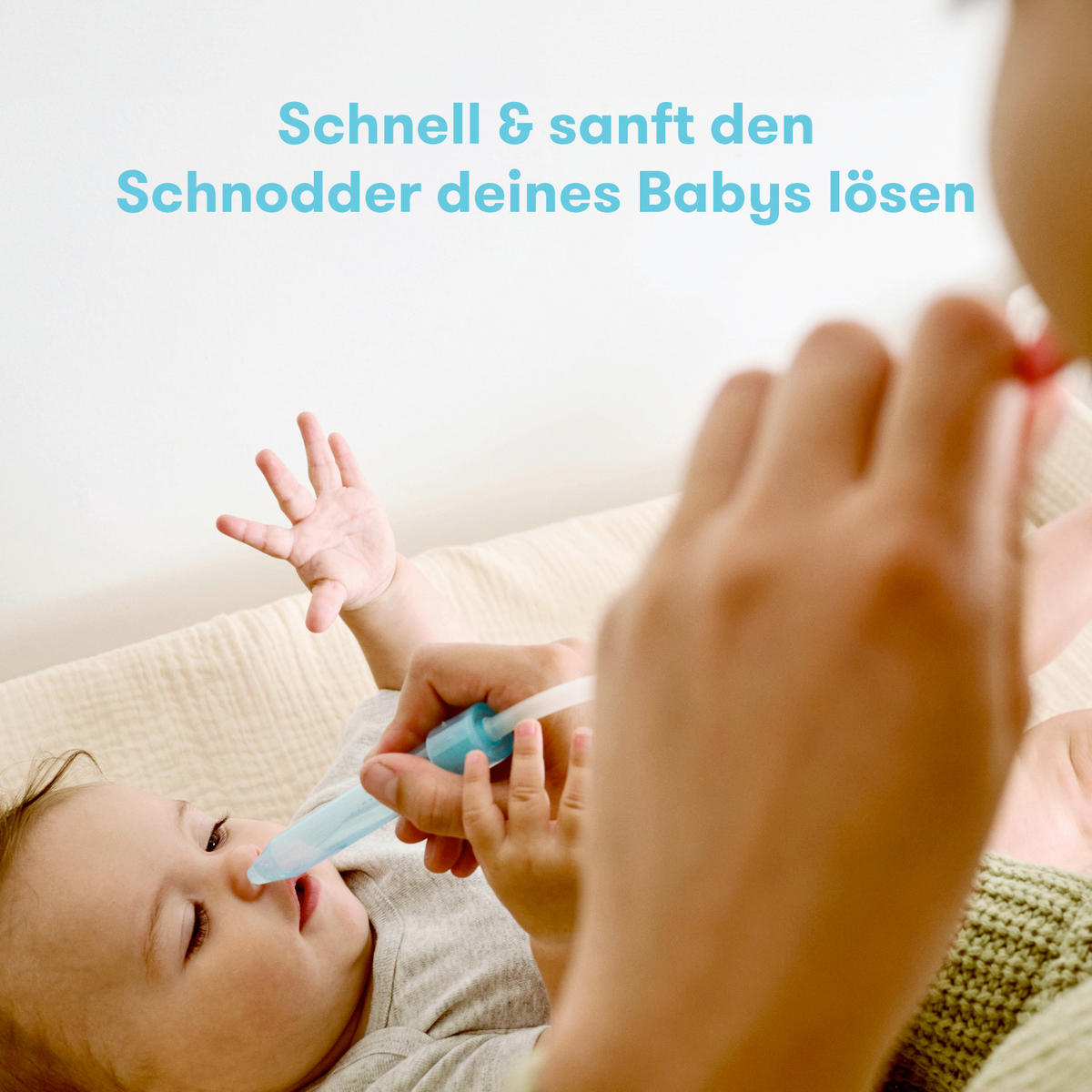 NASENSCHLEIMSAUGER Frida Baby  - Hellblau, Basics, Kunststoff (2.3/12/2,3cm) - frida