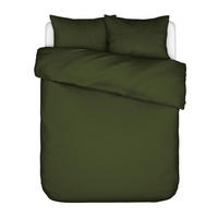 BETTWÄSCHE Minte Satin 135/200 cm  - Dunkelgrün, Basics, Textil (135/200cm) - Essenza