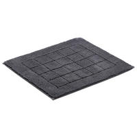 BADEMATTE Dunkelgrau 55/65 cm  - Dunkelgrau, Basics, Kunststoff/Textil (55/65cm) - Vossen
