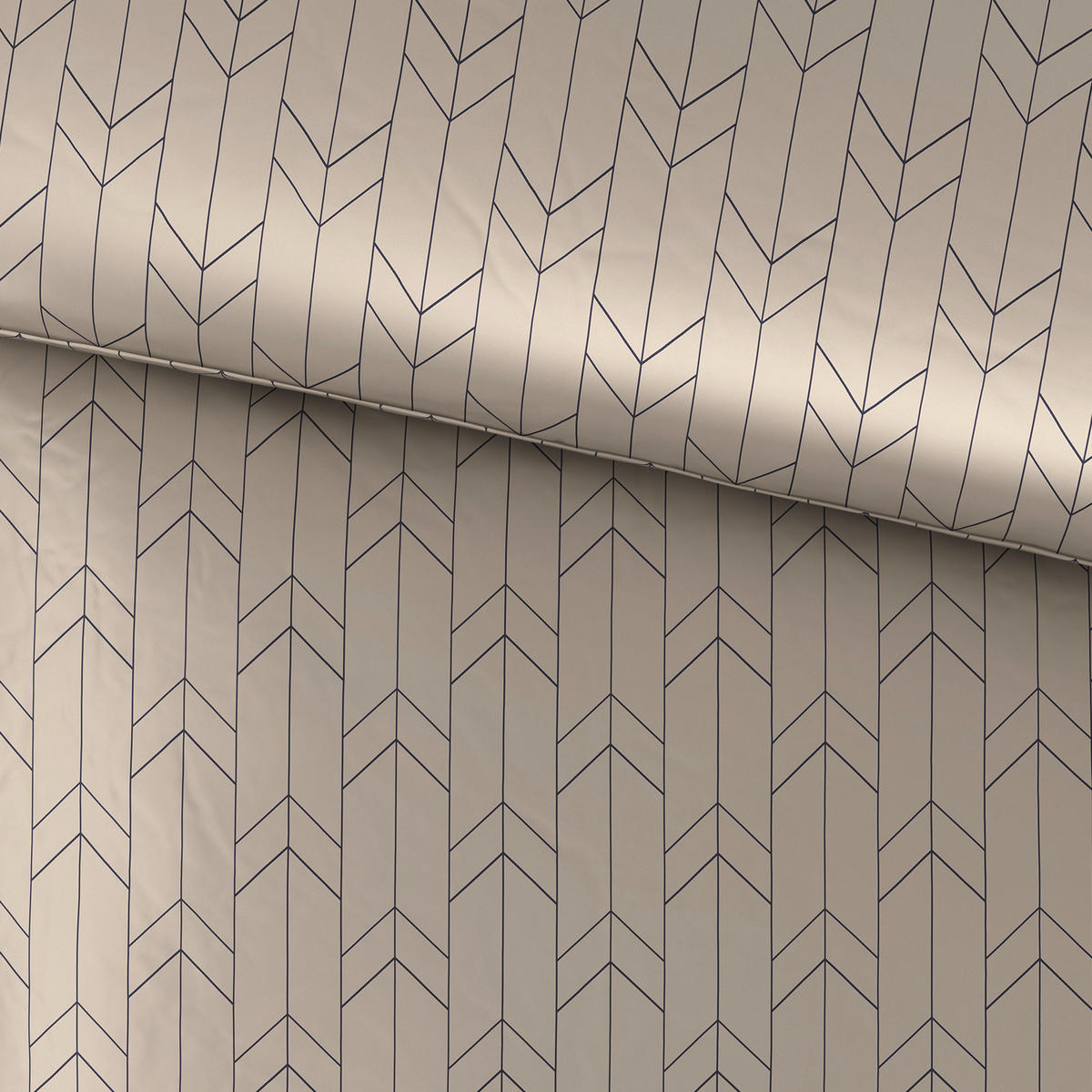 POSTELJINA SATIN 140/200 cm saten bež  - bež, Dizajnerski, tekstil (140/200cm) - Novel
