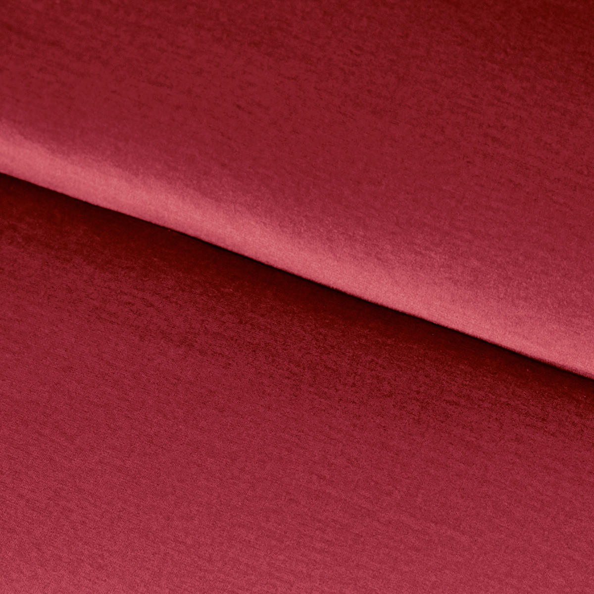 RELAXLIEGE in Samt Weinrot  - Weinrot/Schwarz, Design, Textil/Metall (65/65-95/171cm) - Livetastic