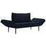 SCHLAFSOFA in Textil Dunkelblau - Dunkelbraun/Dunkelblau, Design, Holz/Textil (200/81/70cm) - Innovation SCHLAFSOFA in Textil Dunkelblau - Dunkelbraun/Dunkelblau, Design, Holz/Textil (200/81/70cm) - Innovation