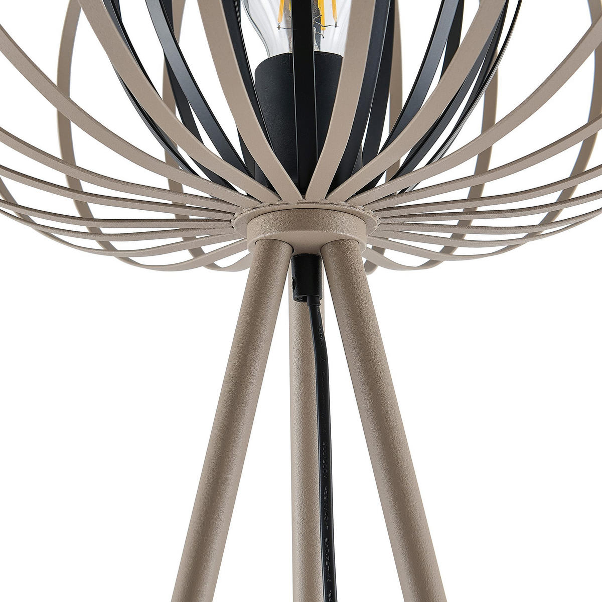 STEHLEUCHTE Melina 63,5/153 cm   - Sandfarben/Beige, Design, Metall (63,5/153cm) - Novel