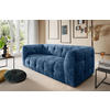 2,5-SITZER Struktur Blau  - Blau/Schwarz, Design, Kunststoff/Textil (218/72/95cm) - Livetastic