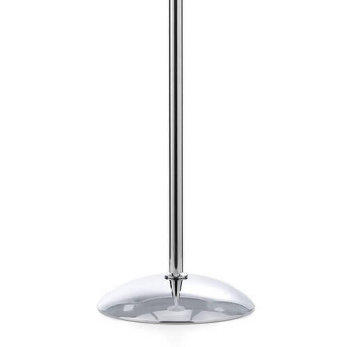 STOJACÍ LAMPA, 35/180 cm  - šedá/barvy chromu, Design, kov/textil (35/180cm)