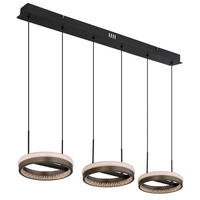 LED-HÄNGELEUCHTE 82/20,6/150 cm    - Klar/Weiss, Design, Kunststoff/Metall (82/20,6/150cm) - Globo