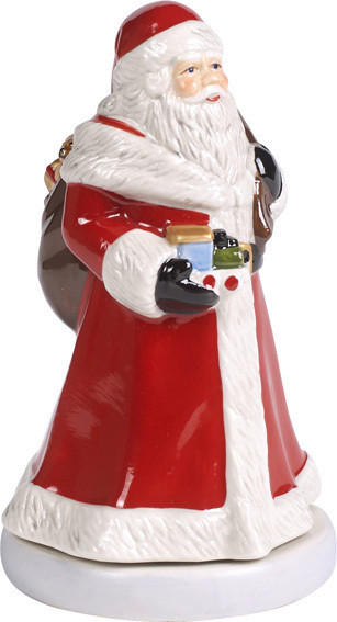 DEKOSPIELUHR Nostalgic Melody  - Rot/Weiß, Design, Keramik/Metall (9/9/15cm) - Villeroy & Boch