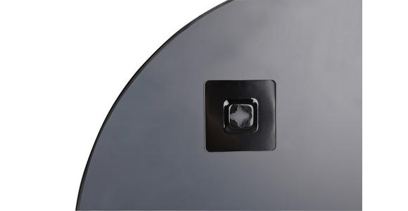 WANDSPIEGEL 50/50/0,5 cm  - Schwarz, Trend, Glas/Metall (50/50/0,5cm) - Boxxx