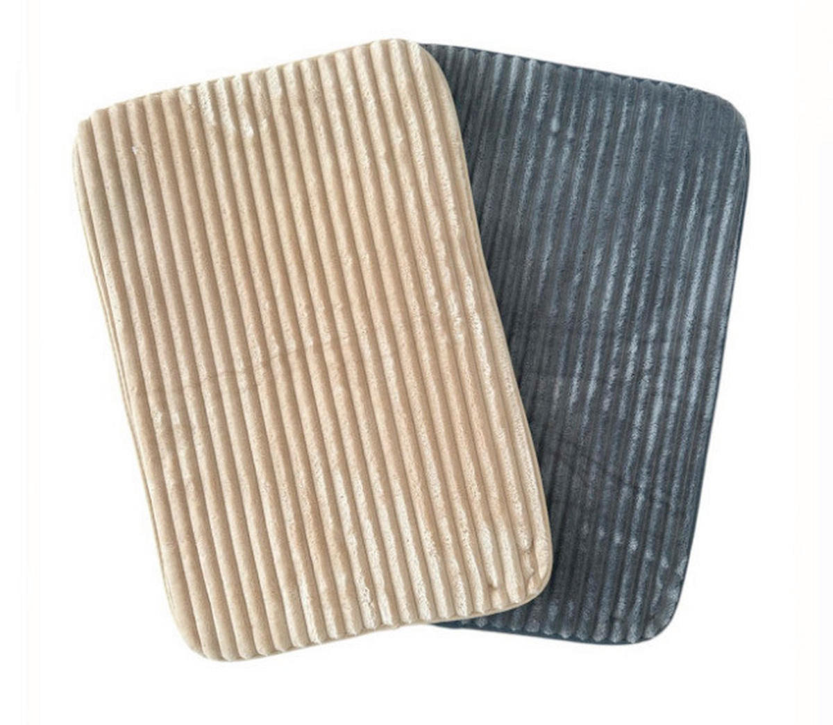 FÜRDŐSZOBASZŐNYEG  50/80 cm  antracit   - antracit, Basics, műanyag/textil (50/80cm) - Boxxx