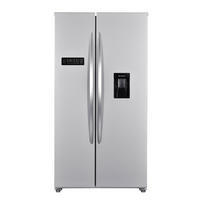 SIDE-BY-SIDE 90/177/66 cm WSBS518NFWDEIX  - Edelstahlfarben, KONVENTIONELL, Kunststoff/Metall (90/177/66cm) - Wolkenstein