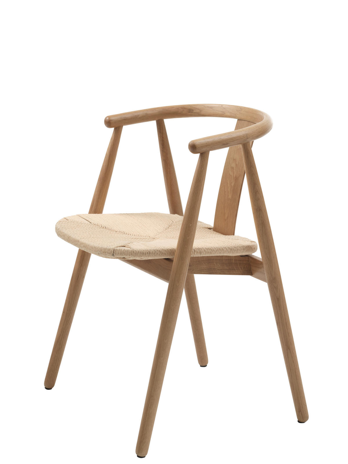 ARMLEHNSTUHL  in Webstoff  - Creme/Naturfarben, Basics, Holz/Textil (59/76,6/52cm) - Boxxx