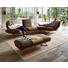 Wohnlandschaft in Braun Textil - Edelstahlfarben/Braun, Natur, Holz/Textil (320/157cm) - Ambiente Wohnlandschaft in Braun Textil - Edelstahlfarben/Braun, Natur, Holz/Textil (320/157cm) - Ambiente