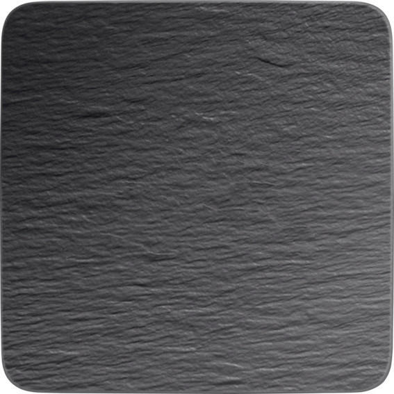 SERVIERPLATTE Manufacture Rock    32/32/1,5 cm  - Schwarz, Design, Keramik (32/32/1,5cm) - Villeroy & Boch