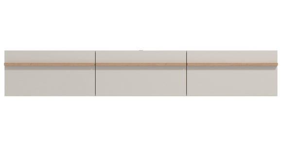 HÄNGELOWBOARD Kaschmir, Eiche Artisan  - Kaschmir/Eiche Artisan, Basics, Holzwerkstoff (192/32/41,5cm) - Carryhome