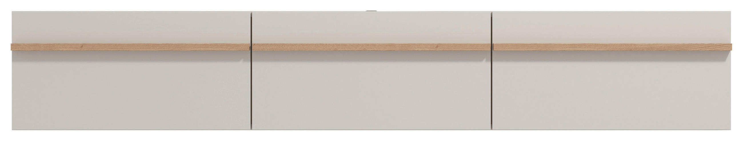 NÍZKÁ VISÍCÍ KOMODA, dub artisan, kašmírová, 192/32/41,5 cm - kašmírová/dub artisan, Basics, kompozitní dřevo (192/32/41,5cm) - Xora