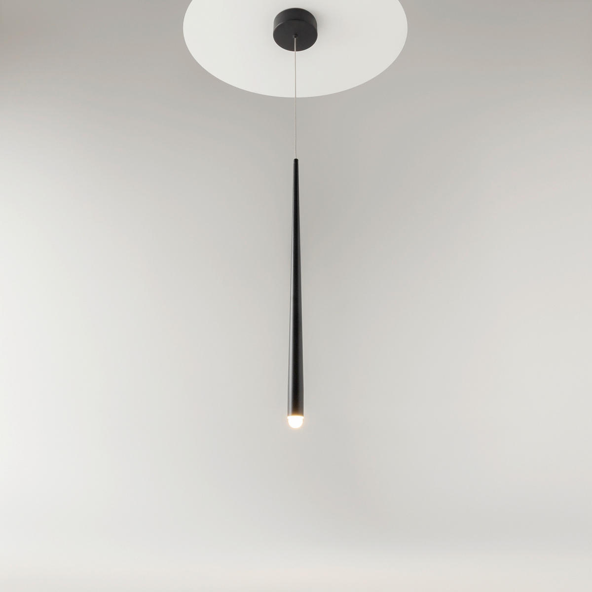 PENDELLEUCHTE 3.5/219.3 cm    - Schwarz, Design, Metall (3.5/219.3cm) - MAYTONI